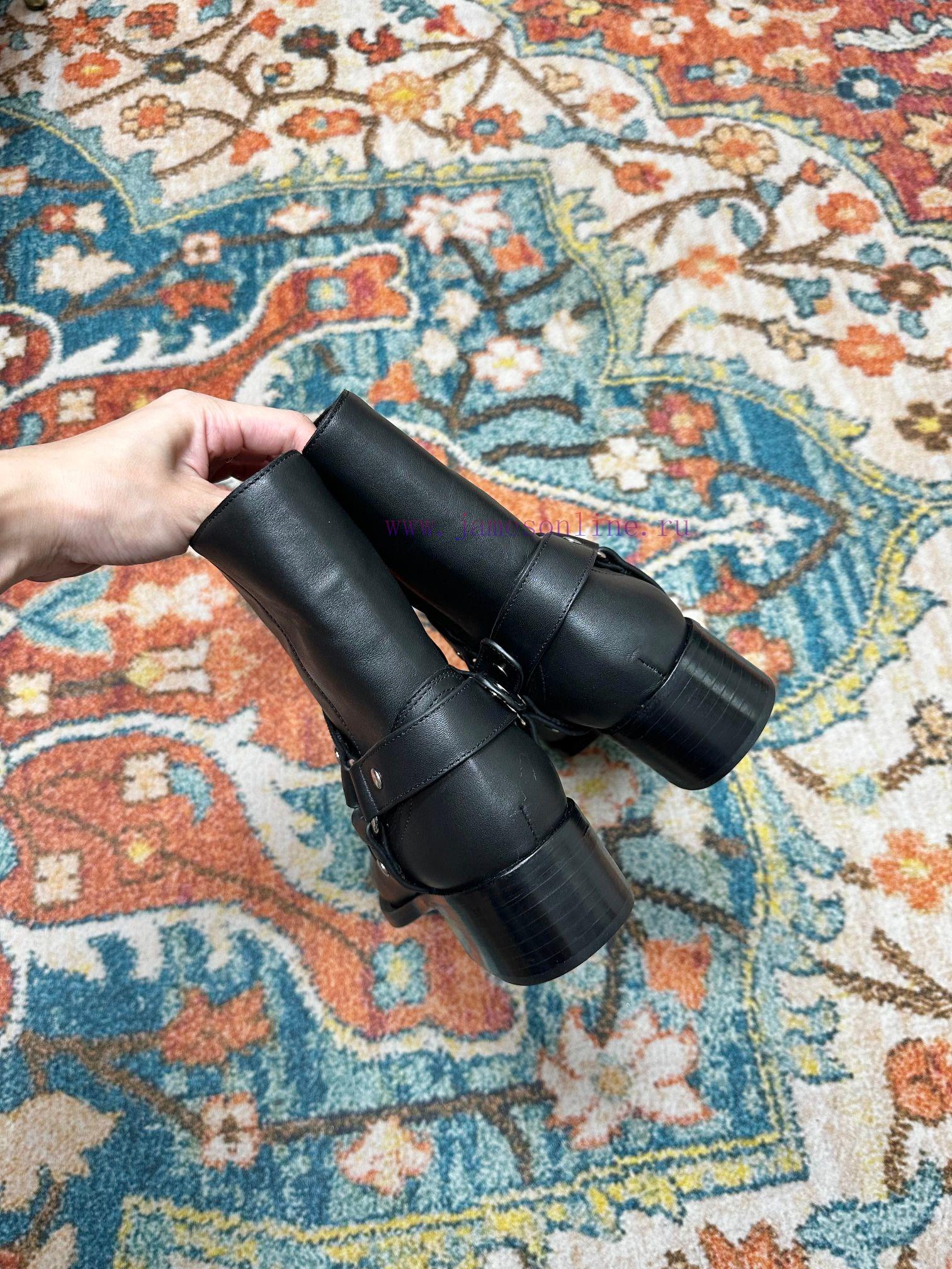 ️——Saint Laurent YSL One Belt Sleeve Short Boots Martin Boot SeriesTop tier fashion show serdjbqpr6s - Image 9