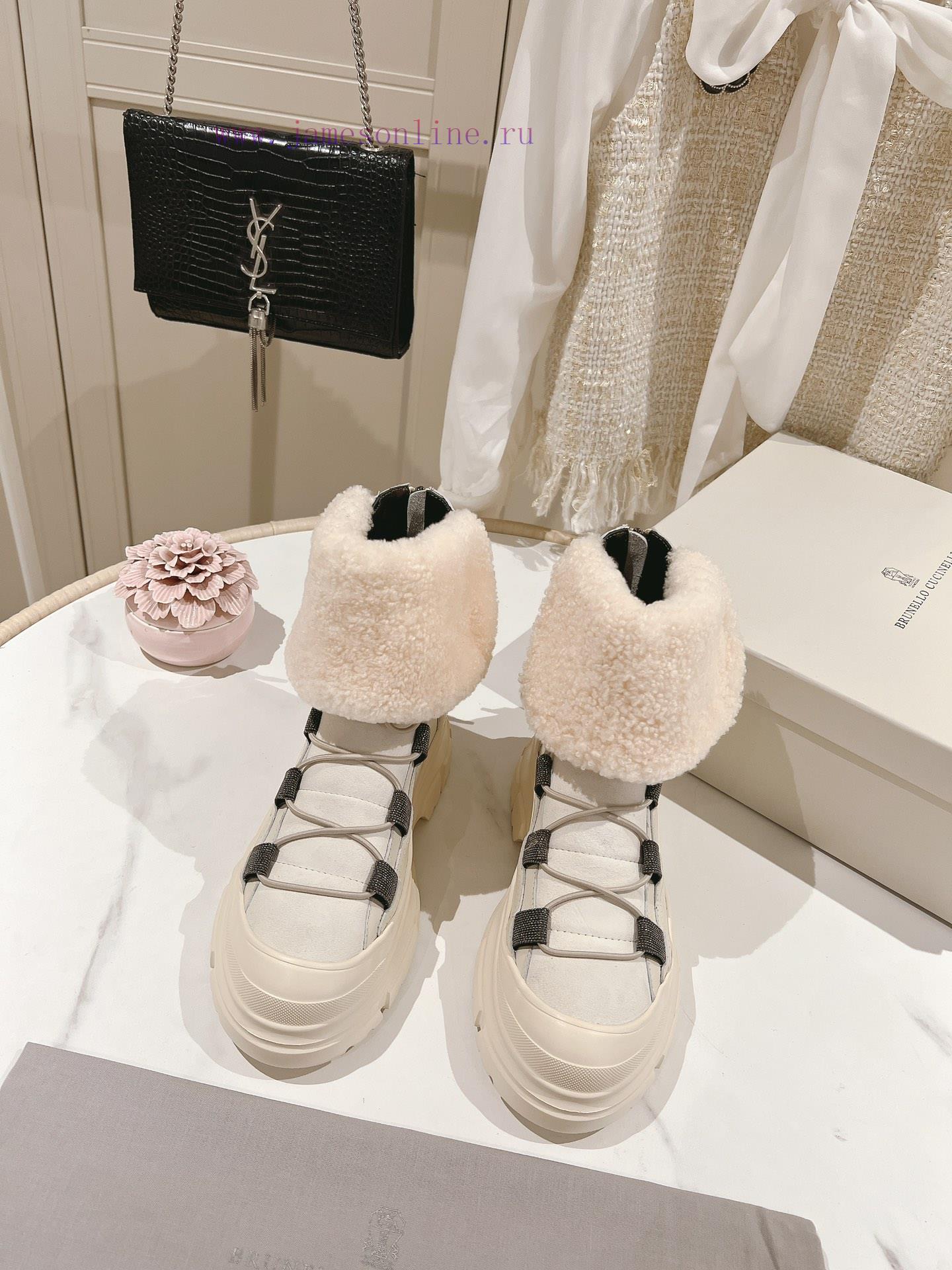 The 2023 Brunello Cucinelli wool short boots from "The Highest Quality in the Market" are ink9npycwx - Image 2