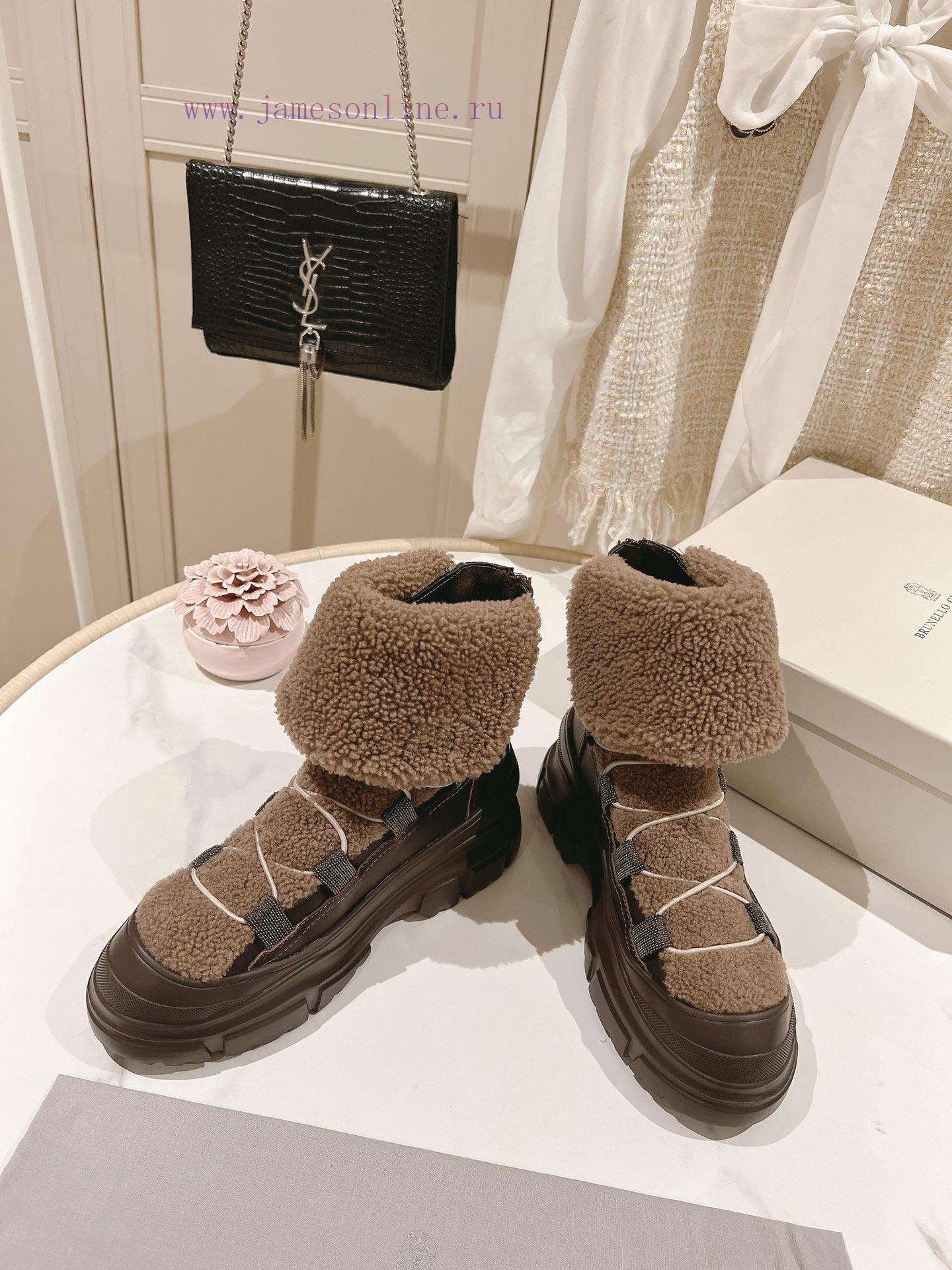 The 2023 Brunello Cucinelli wool short boots from "The Highest Quality in the Market" are invzfayz1v - Image 4