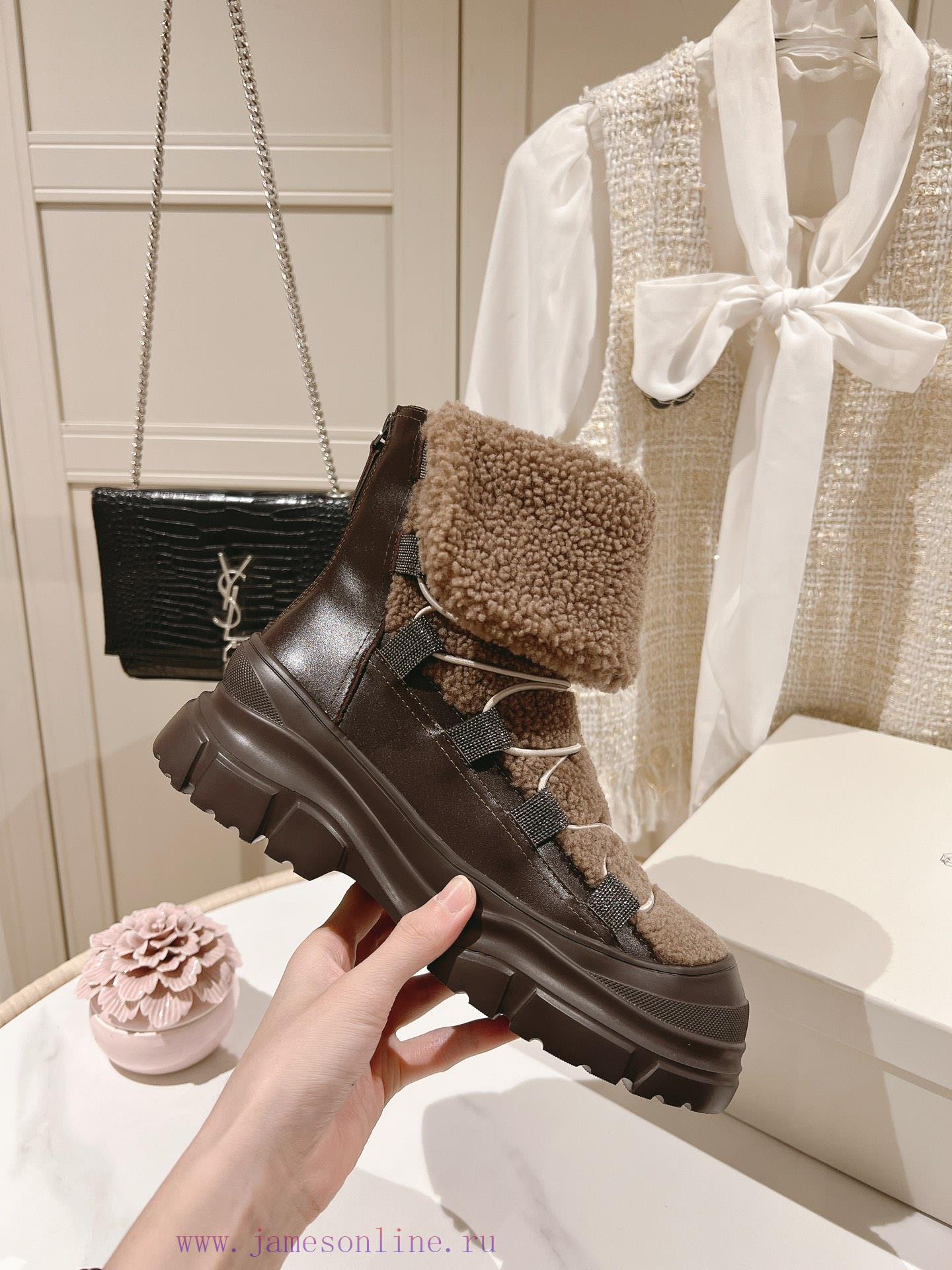 The 2023 Brunello Cucinelli wool short boots from "The Highest Quality in the Market" are invzfayz1v - Image 6