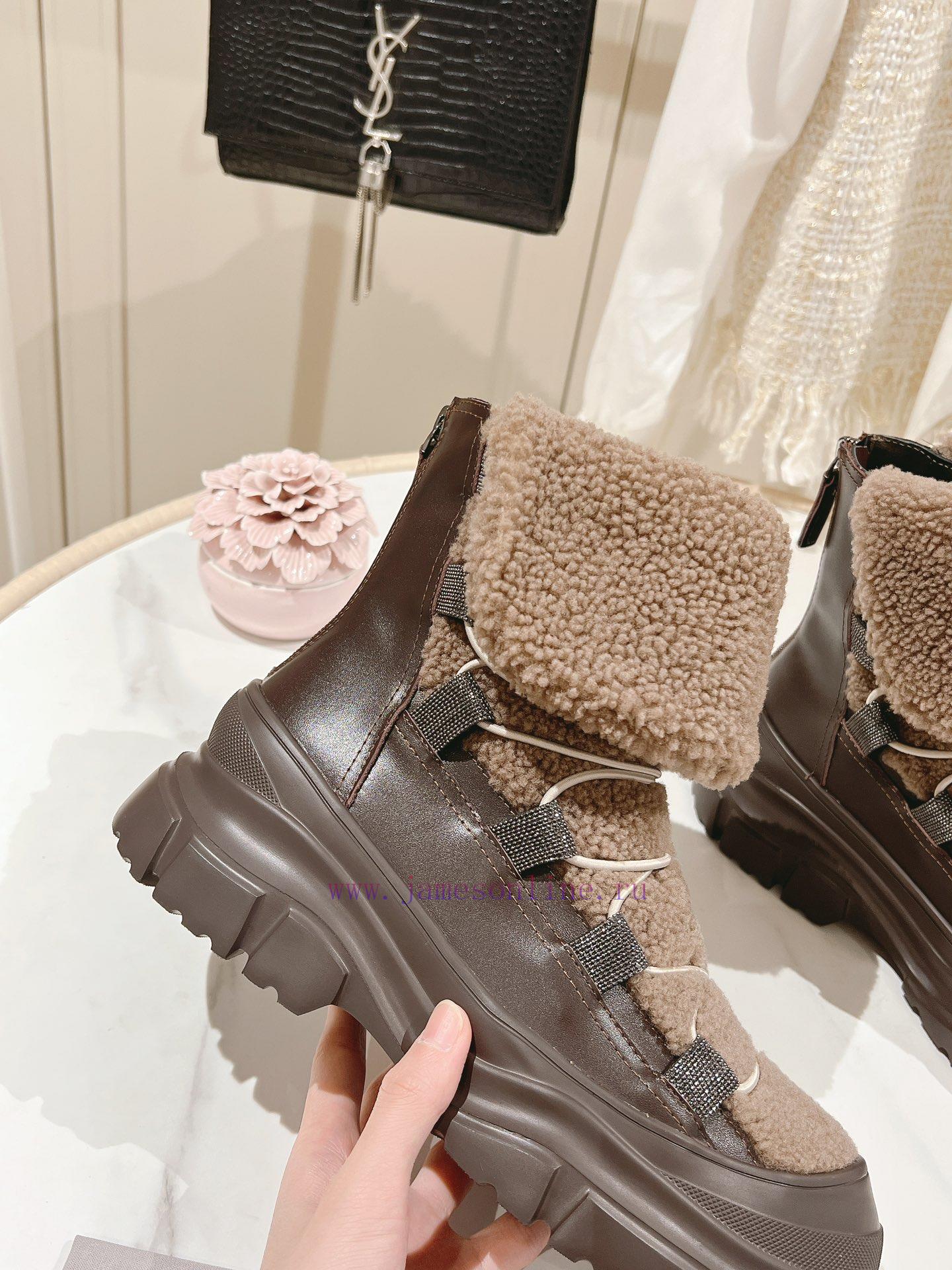 The 2023 Brunello Cucinelli wool short boots from "The Highest Quality in the Market" are invzfayz1v - Image 8