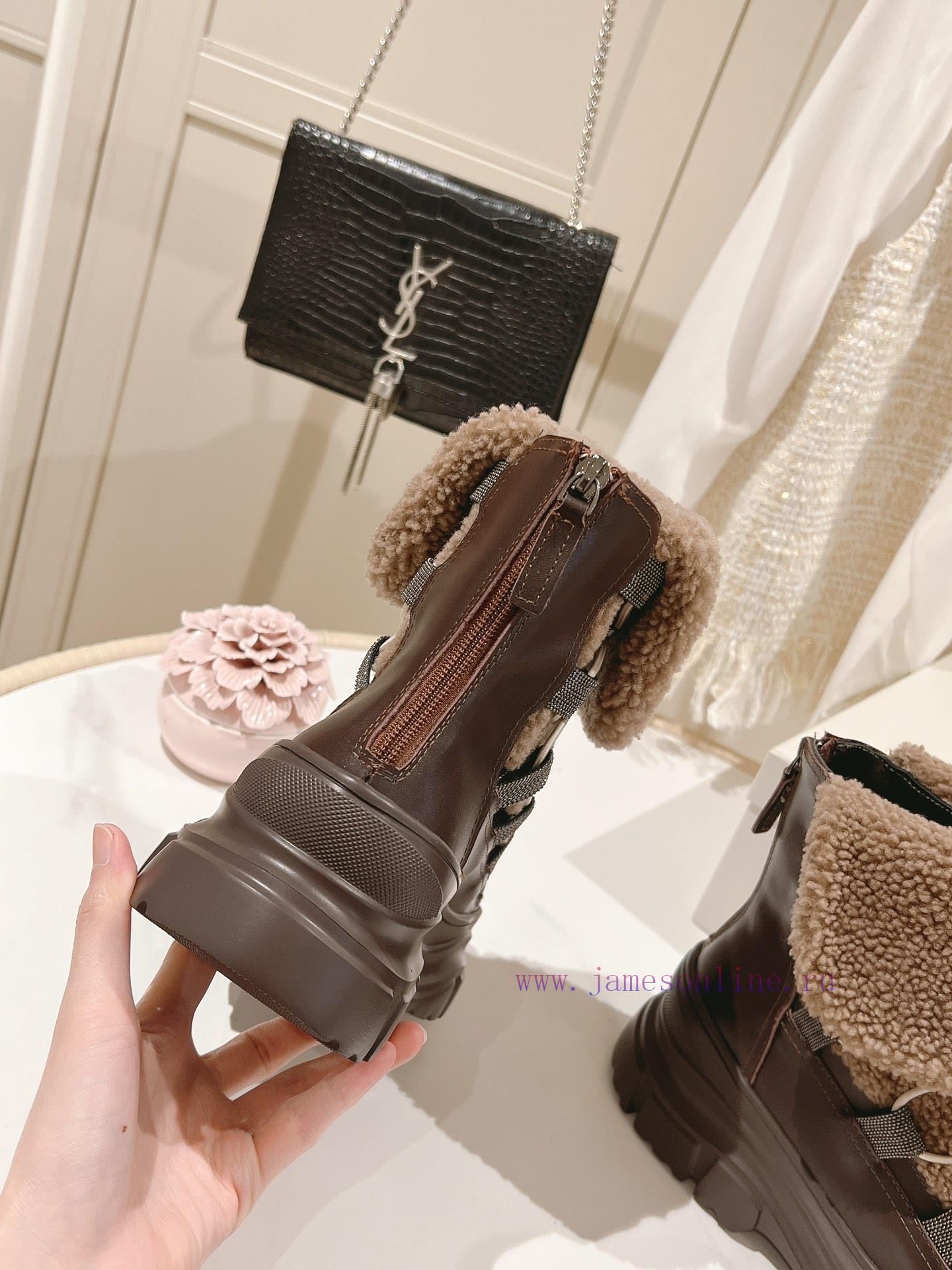 The 2023 Brunello Cucinelli wool short boots from "The Highest Quality in the Market" are invzfayz1v - Image 10