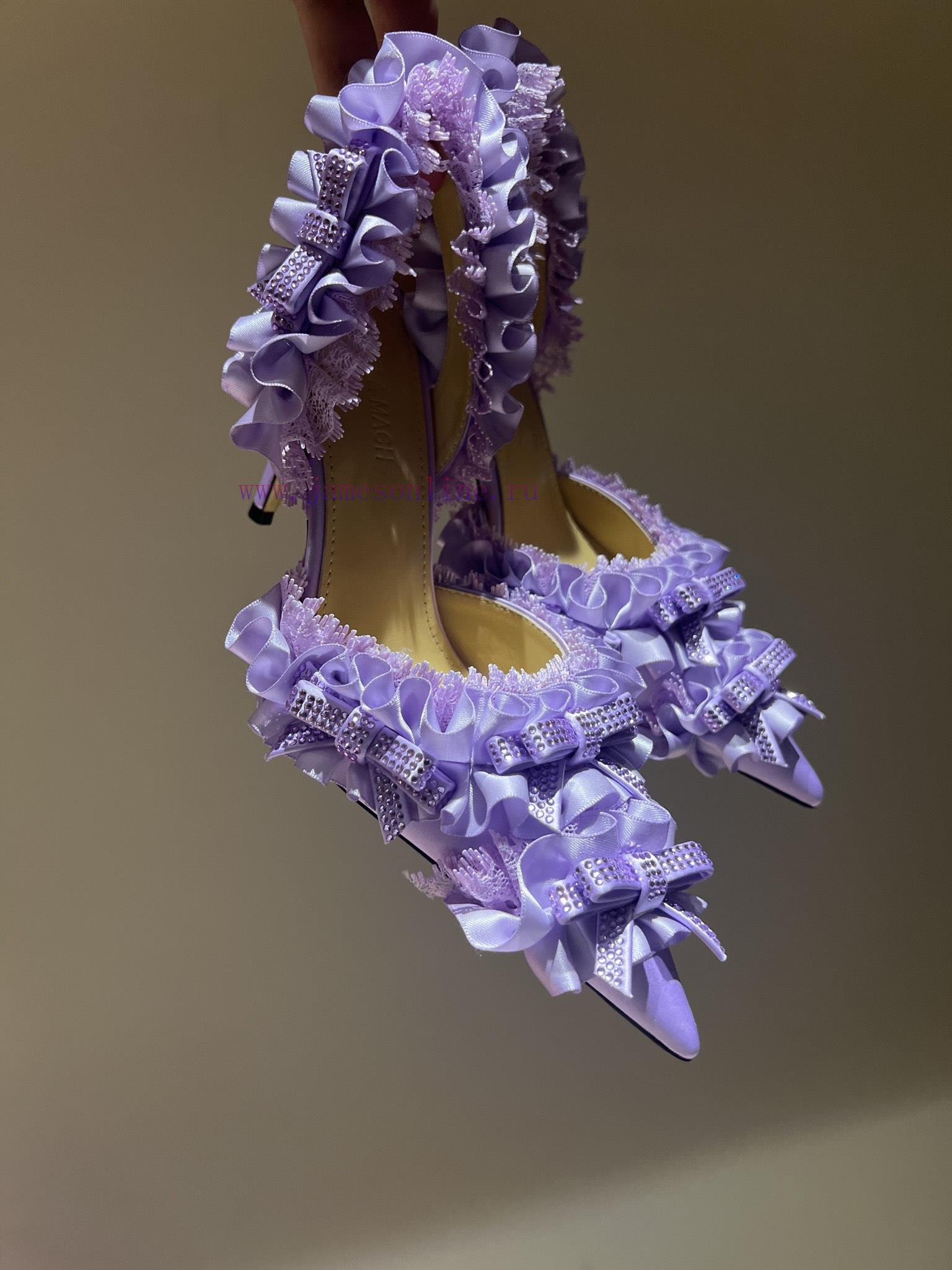 The mostCrystal Lace Lace High Heel SandalsExquisite princess shoes, none of themThere is neh9dg3av0 - Image 10