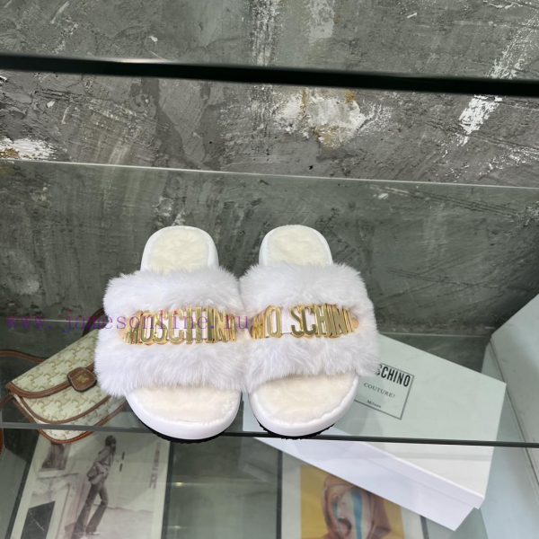 Moschino Mao Mao Slippers ️️ High end Lazy Slippers Released Across the Internet ? Elegant 4714ifvw
