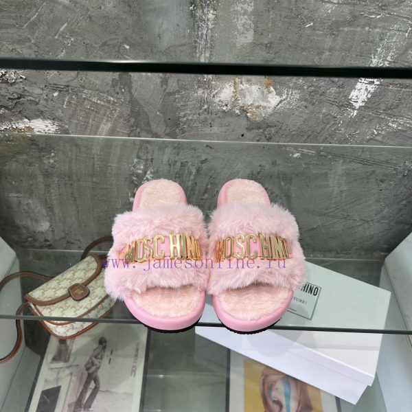 Moschino Mao Mao Slippers ️️ High end Lazy Slippers Released Across the Internet ? Elegant e42uylp4