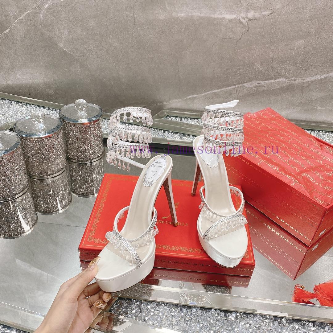 R ᴇɴᴇ C ᴀᴏᴠɪʟʟᴀ | 2023 ?? RC CHANDELIER Crystal Light Serpentine Strap Waterproof Platform H5cm12pr6 - Image 4