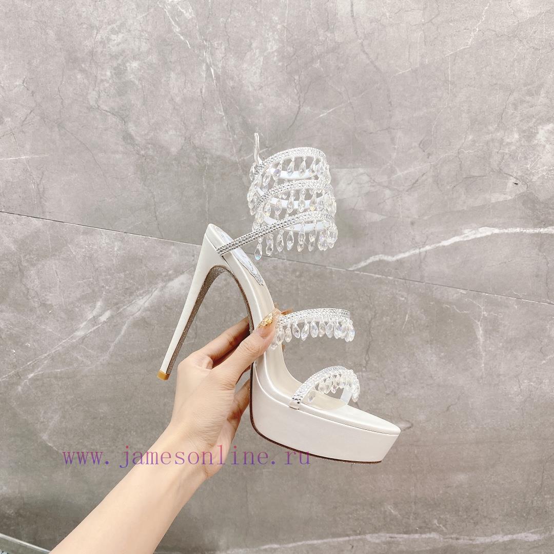 R ᴇɴᴇ C ᴀᴏᴠɪʟʟᴀ | 2023 ?? RC CHANDELIER Crystal Light Serpentine Strap Waterproof Platform H5cm12pr6 - Image 5