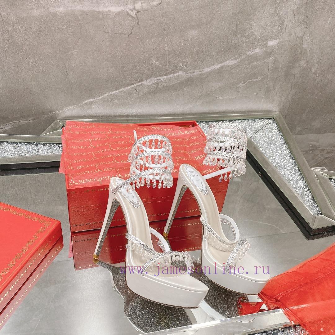 R ᴇɴᴇ C ᴀᴏᴠɪʟʟᴀ | 2023 ?? RC CHANDELIER Crystal Light Serpentine Strap Waterproof Platform H5cm12pr6 - Image 7