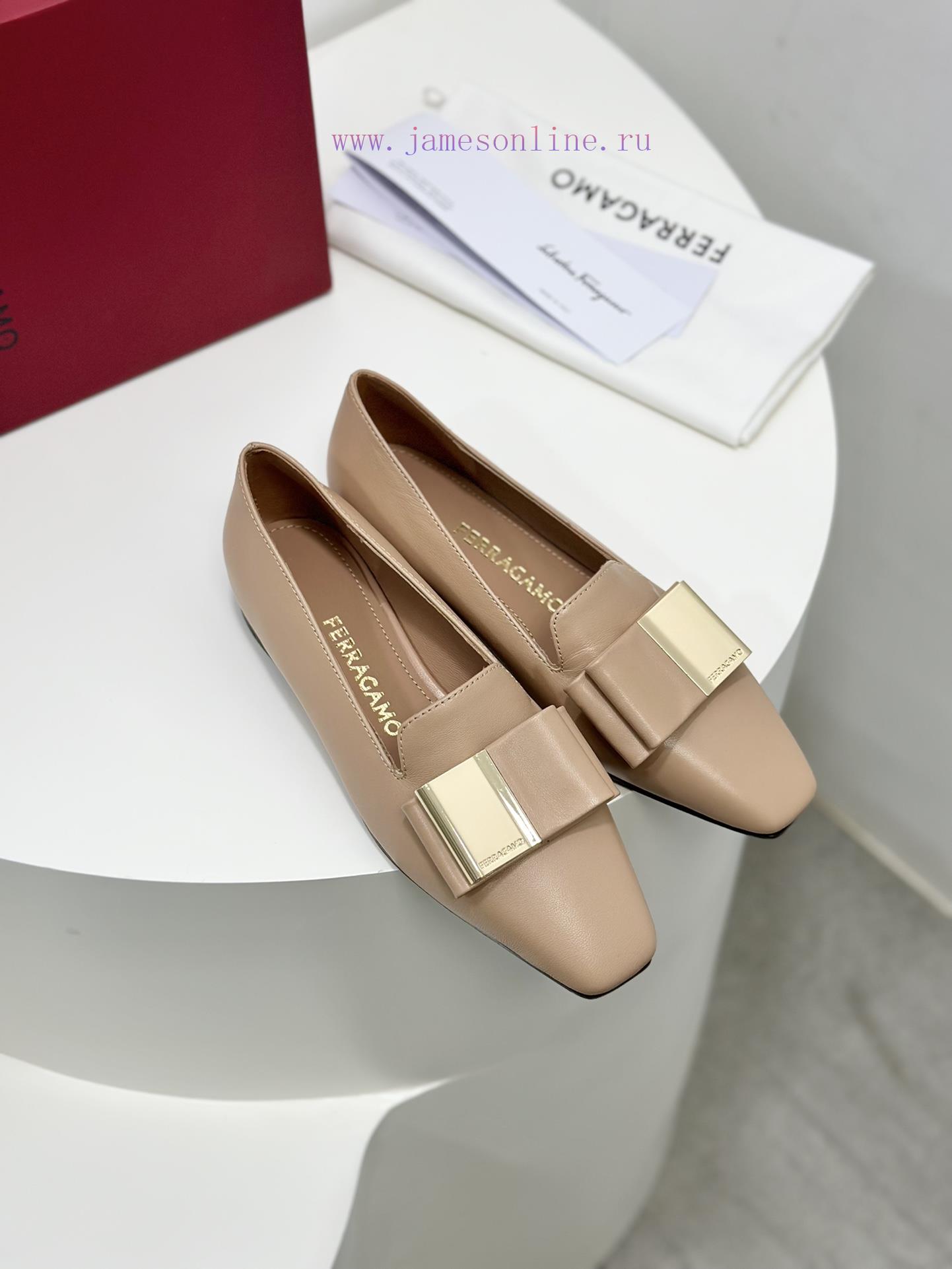 SF salvatore Ferraga * o ️ Ferra * Mu Shuang Butterfly Bow Cylindrical Thick Heel High Heel ymwd9kuf - Image 4
