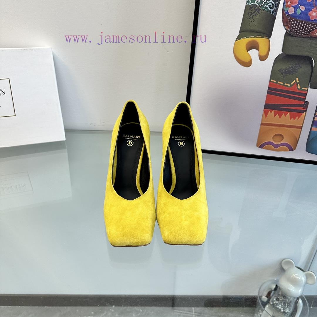 ???????Balmain ?????? Square headed wine glasses, custom-made shoesThis colored leather wineam8en093 - Image 2