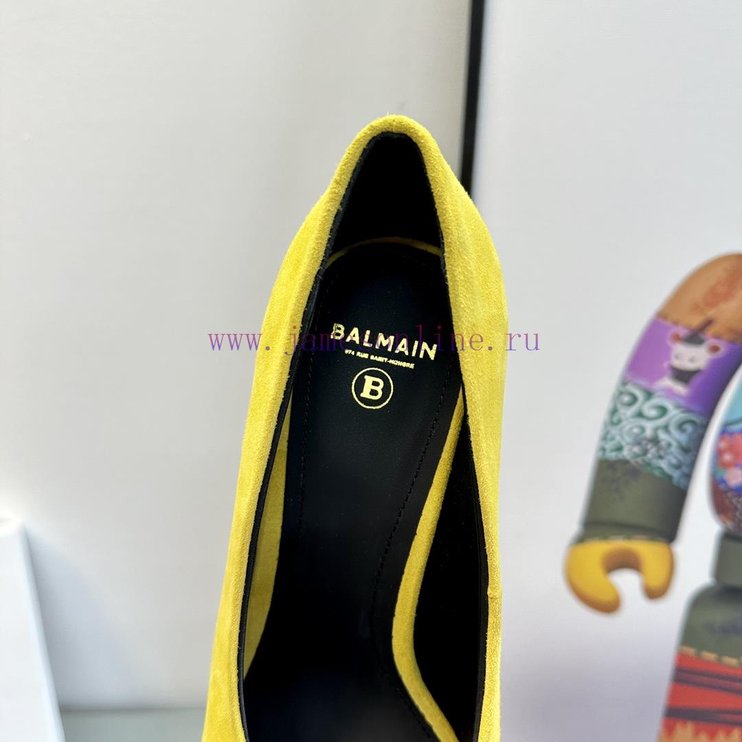 ???????Balmain ?????? Square headed wine glasses, custom-made shoesThis colored leather wineam8en093 - Image 8