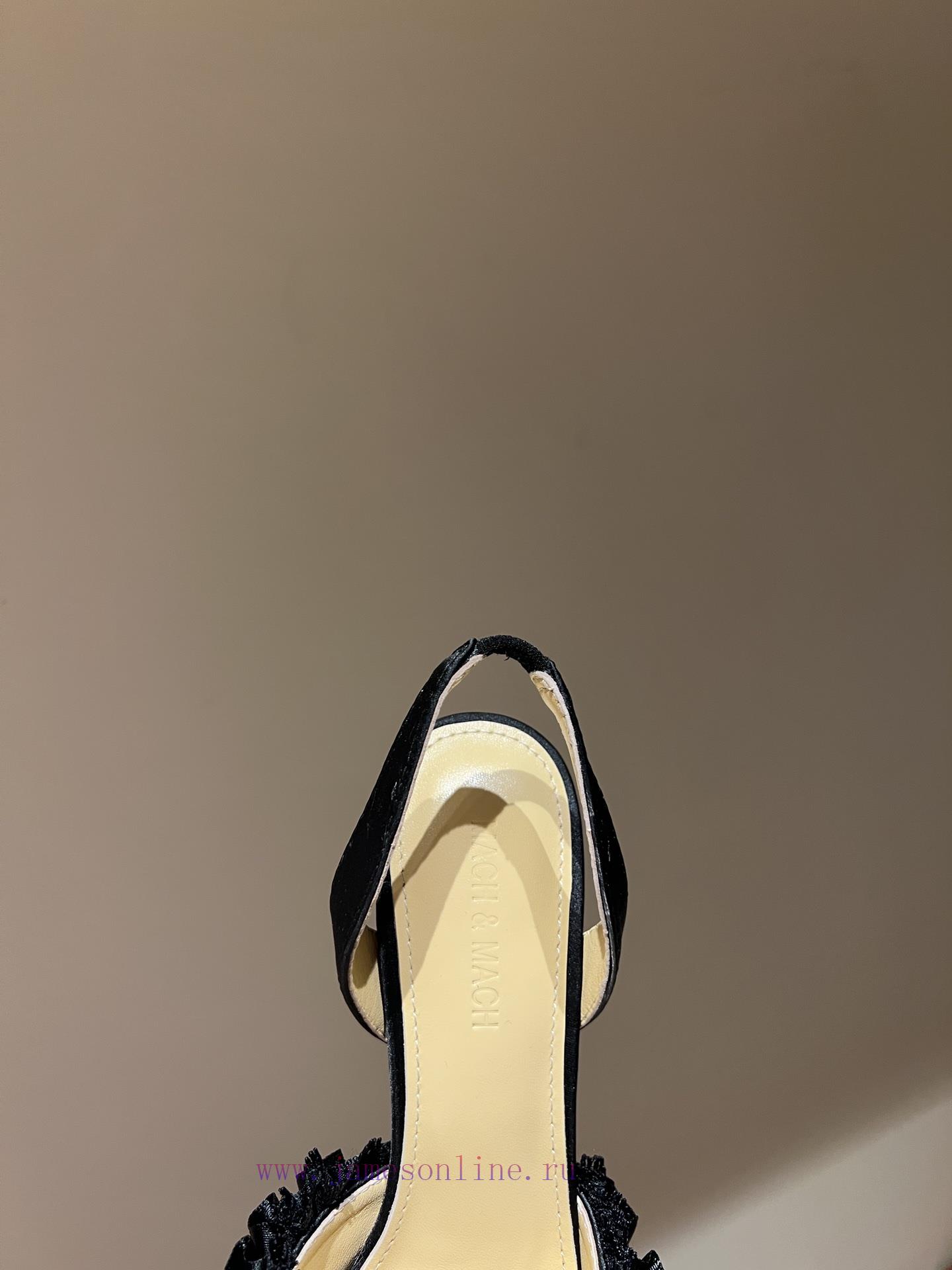The most2024 early spring lace and crystal lace high-heeled sandalsExquisite princess shoes,x16pyr81 - Image 9