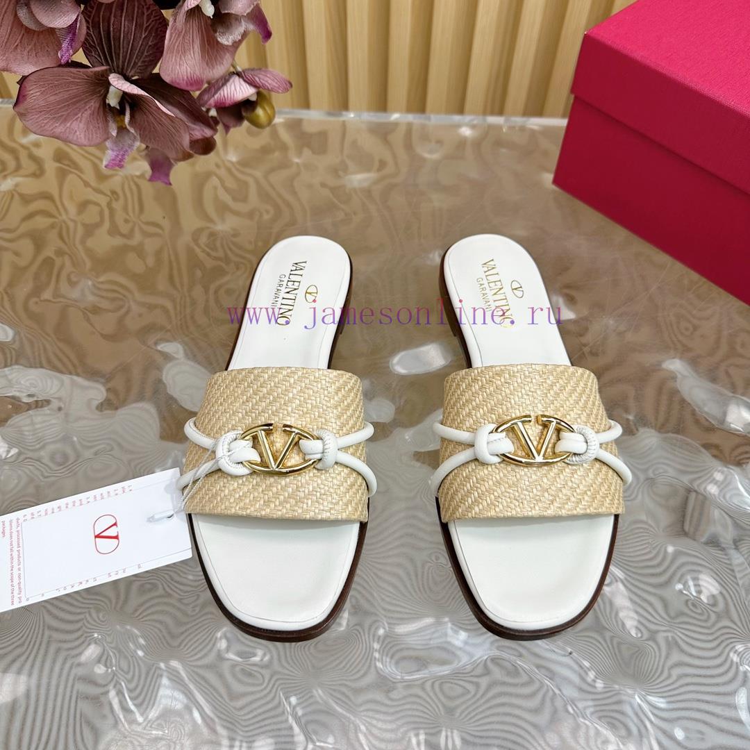 -- New Warren——————2024 Top Quality Valentino Woven Slippers with Exquisite Texture ️ Very e0r4m6far - Image 6