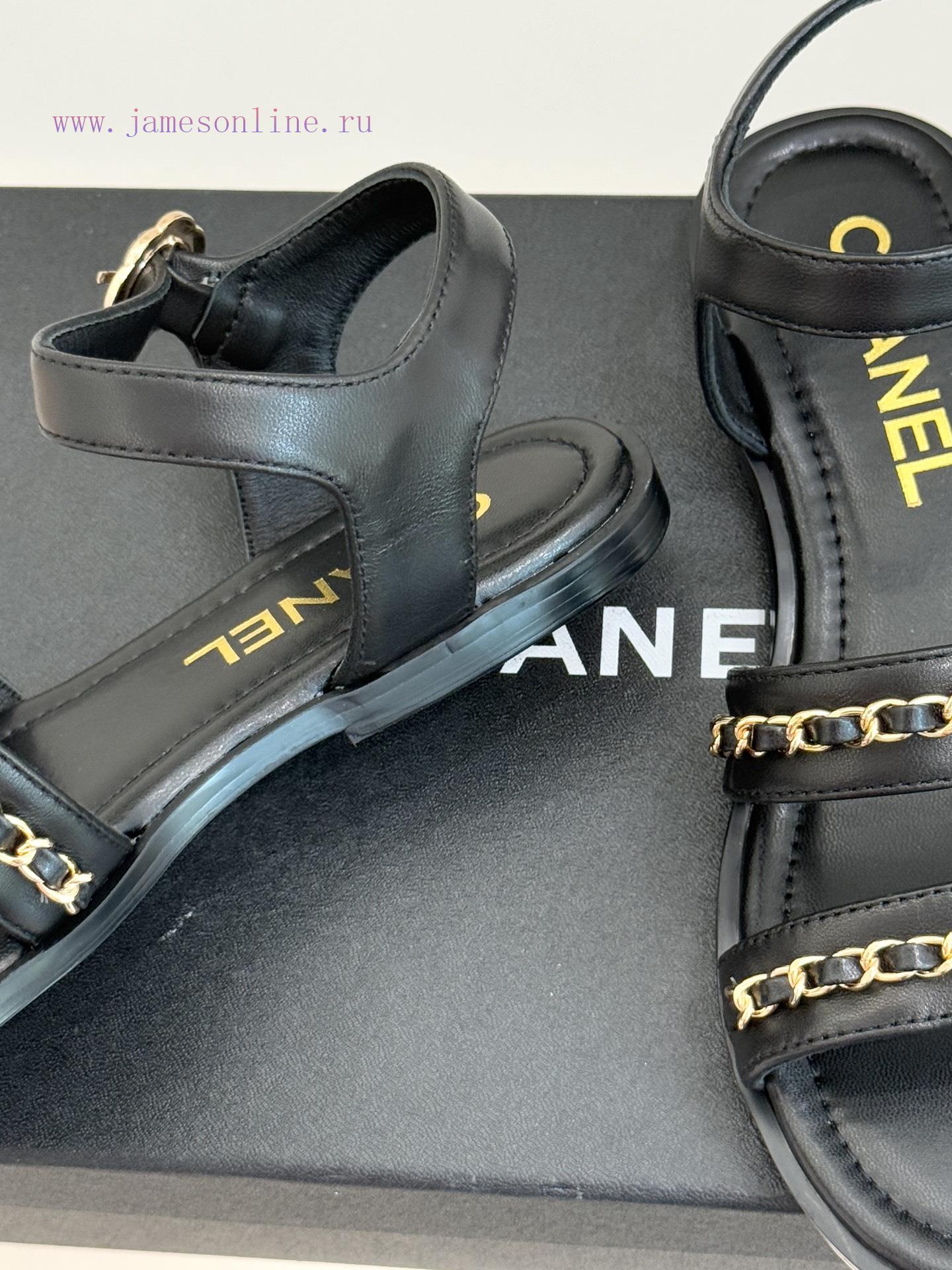 crocs πεδιλα φαρμακειο | Chanel | Chanel 25K New Product Double C ChainThick Soled Flat SandalsWhen The Brilliance Of Th d4rmtk8z | versa πέδιλα ανδρικά - Image 7