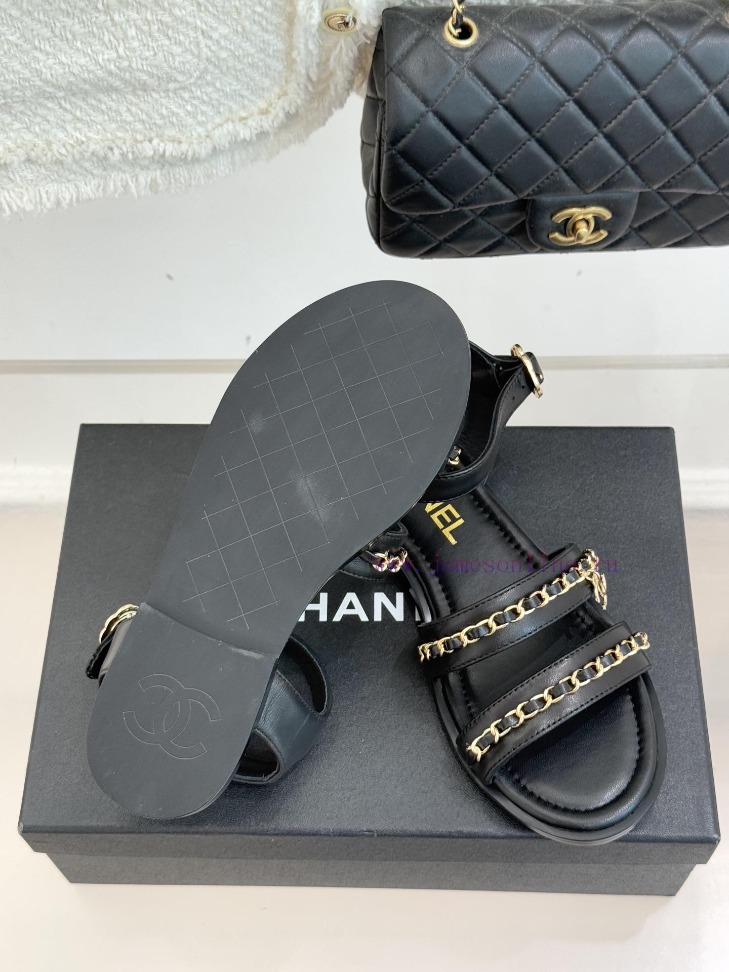 crocs πεδιλα φαρμακειο | Chanel | Chanel 25K New Product Double C ChainThick Soled Flat SandalsWhen The Brilliance Of Th d4rmtk8z | versa πέδιλα ανδρικά - Image 10