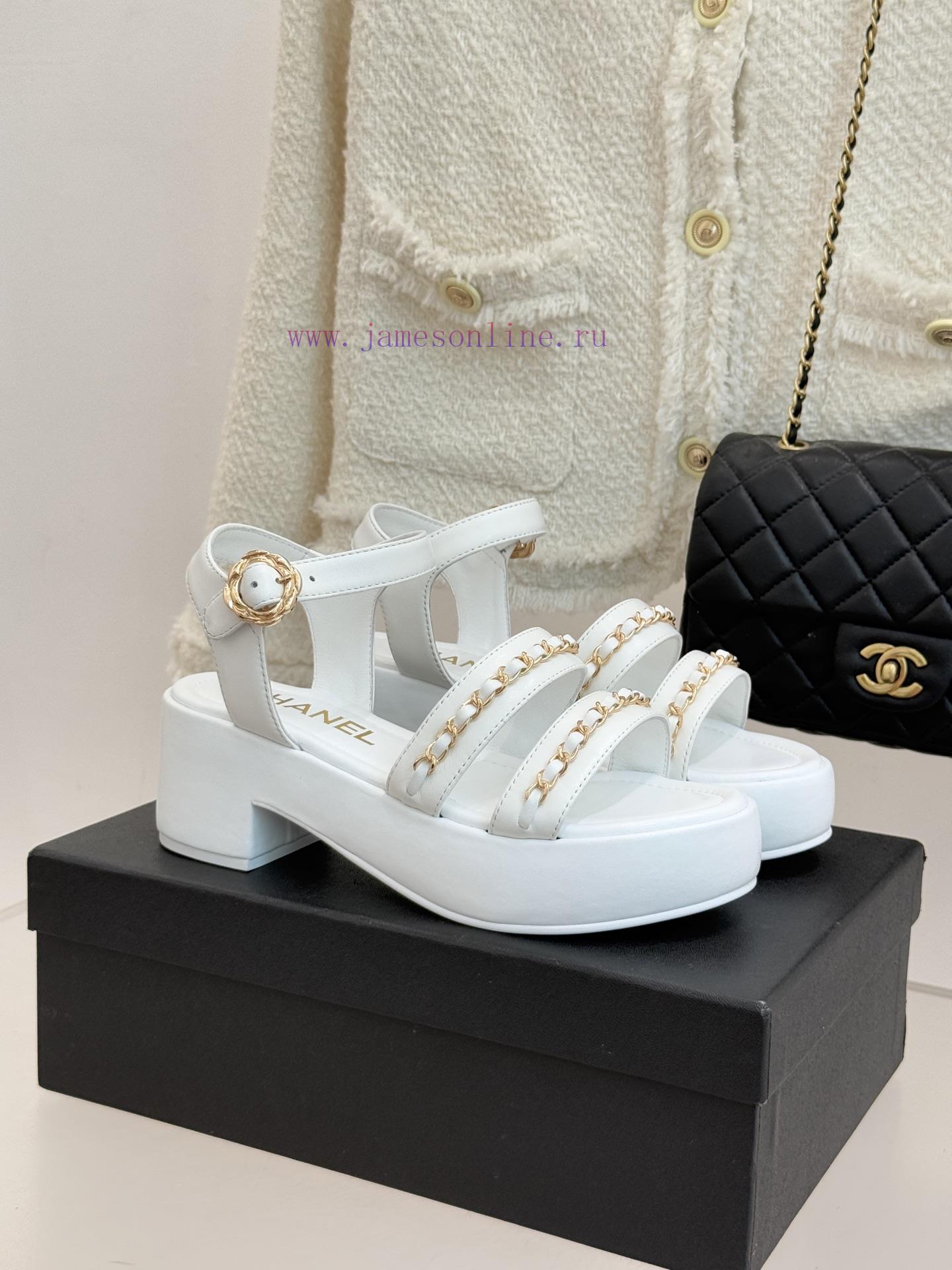 μπρελοκ πέδιλο | Chanel | Chanel 25K New Product Double C ChainThick Soled Flat SandalsWhen The Brilliance Of Th 9c1au6yu | παπουτσια για περπατημα ανδρικα