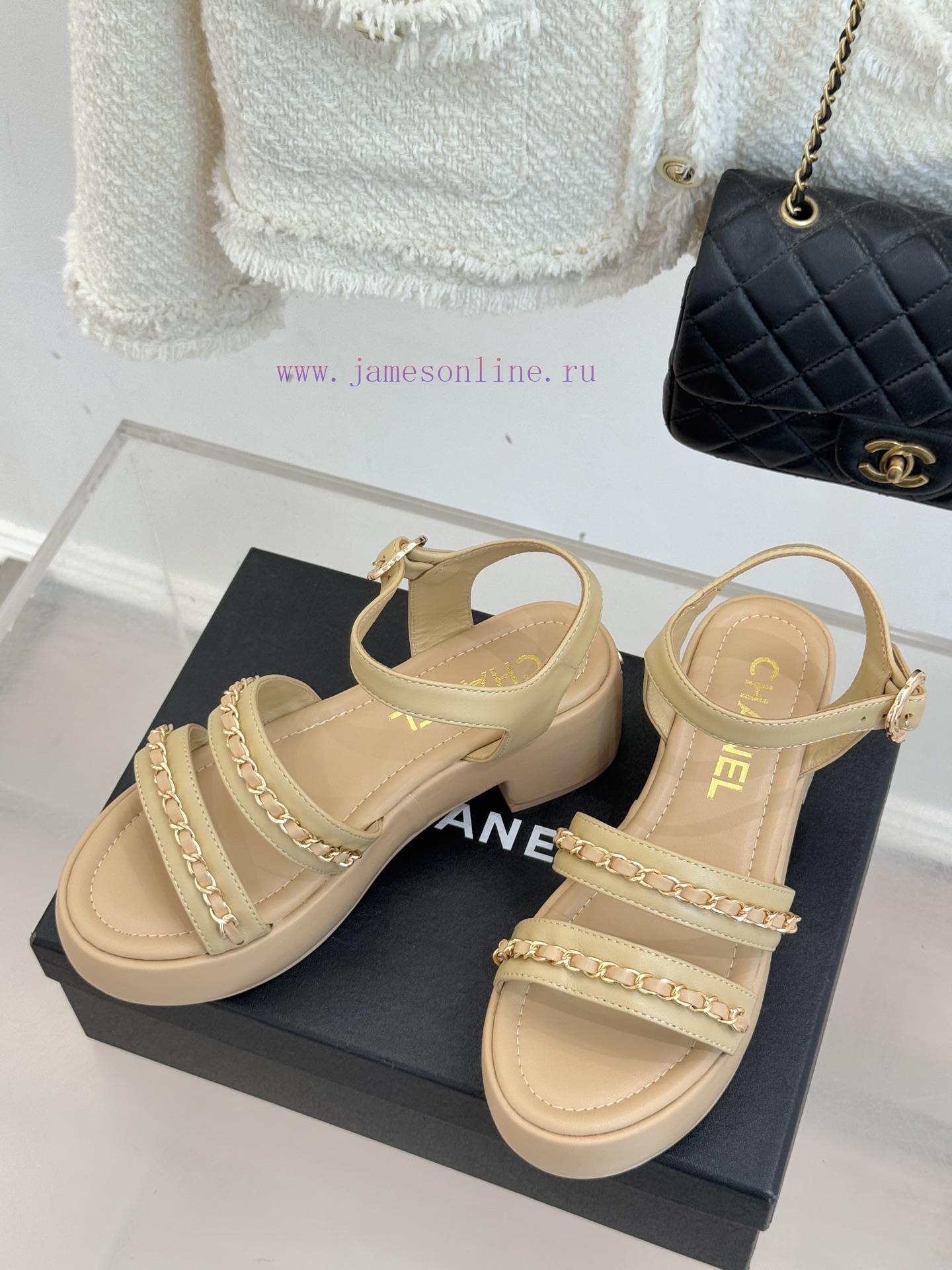 imac παντόφλα χιαστί 108881 | Chanel | Chanel 25K New Product Double C ChainThick Soled Flat SandalsWhen The Brilliance Of Th b6i6hg29 | ψηλοτακουνα πεδιλα μαύρα 2017 - Image 3