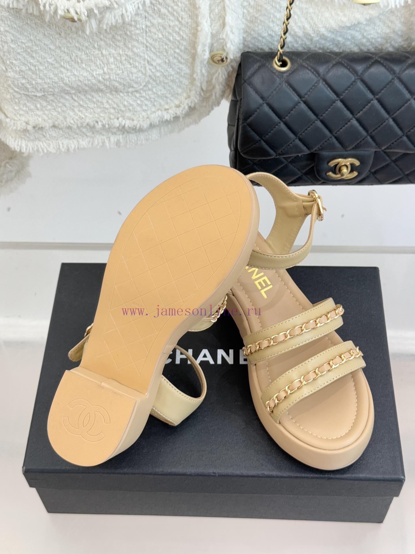 imac παντόφλα χιαστί 108881 | Chanel | Chanel 25K New Product Double C ChainThick Soled Flat SandalsWhen The Brilliance Of Th b6i6hg29 | ψηλοτακουνα πεδιλα μαύρα 2017 - Image 10