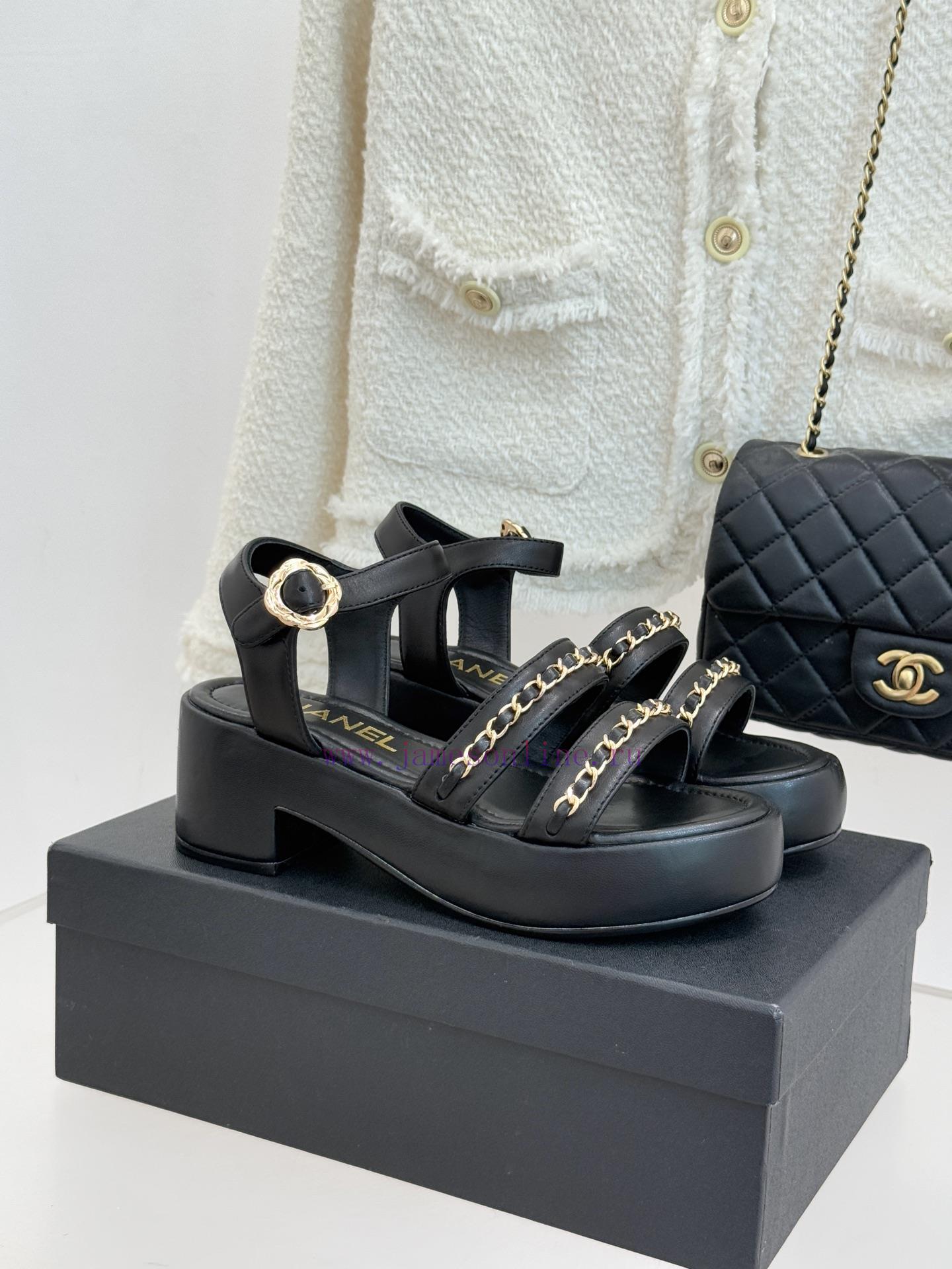 παντοφλες καλοκαιρινες για το σπιτι | Chanel | Chanel 25K New Product Double C ChainThick Soled Flat SandalsWhen The Brilliance Of Th vtx3vlo0 | adidas παπουτσια αρσης βαρων