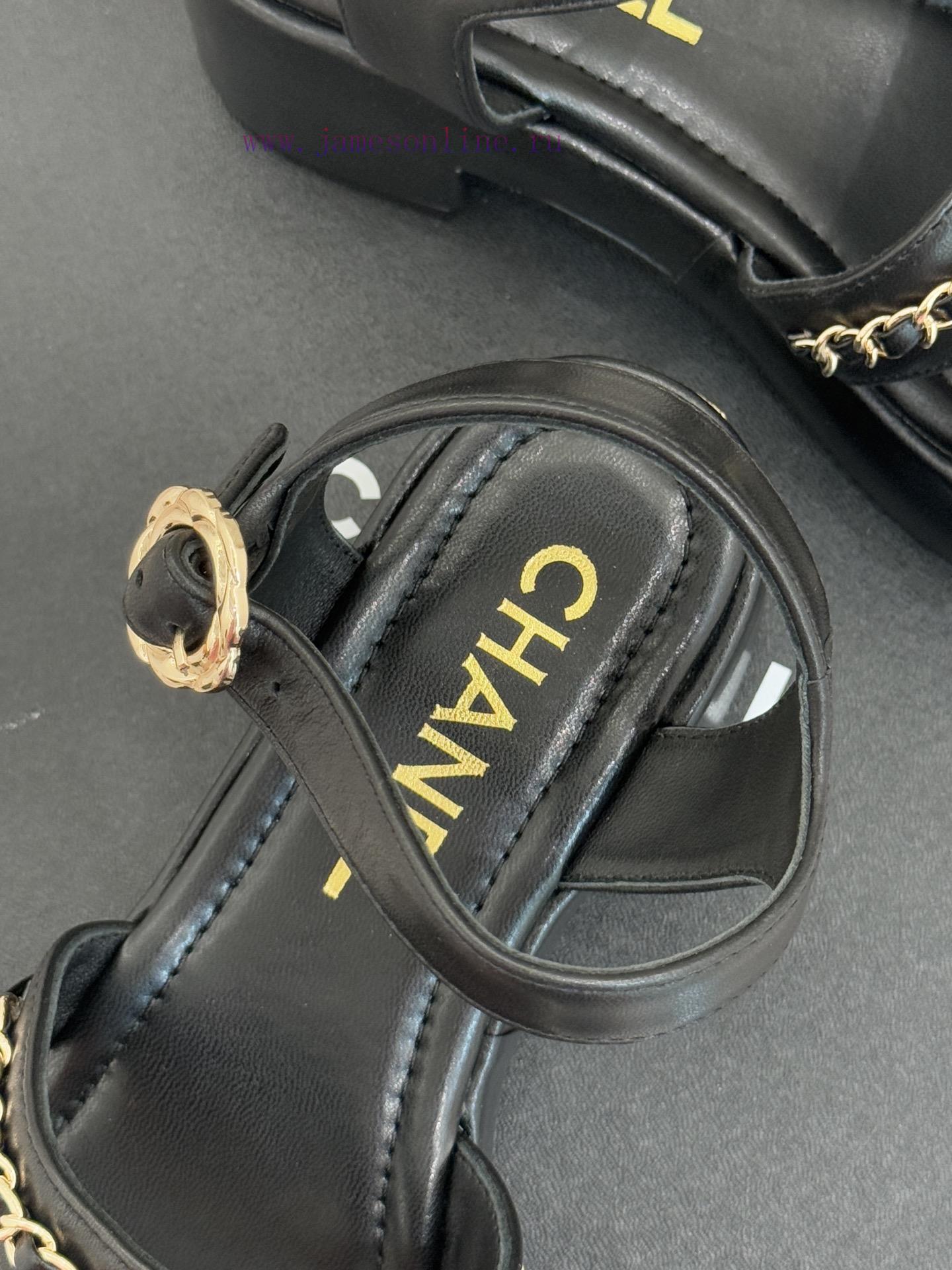 παντοφλες καλοκαιρινες για το σπιτι | Chanel | Chanel 25K New Product Double C ChainThick Soled Flat SandalsWhen The Brilliance Of Th vtx3vlo0 | adidas παπουτσια αρσης βαρων - Image 9