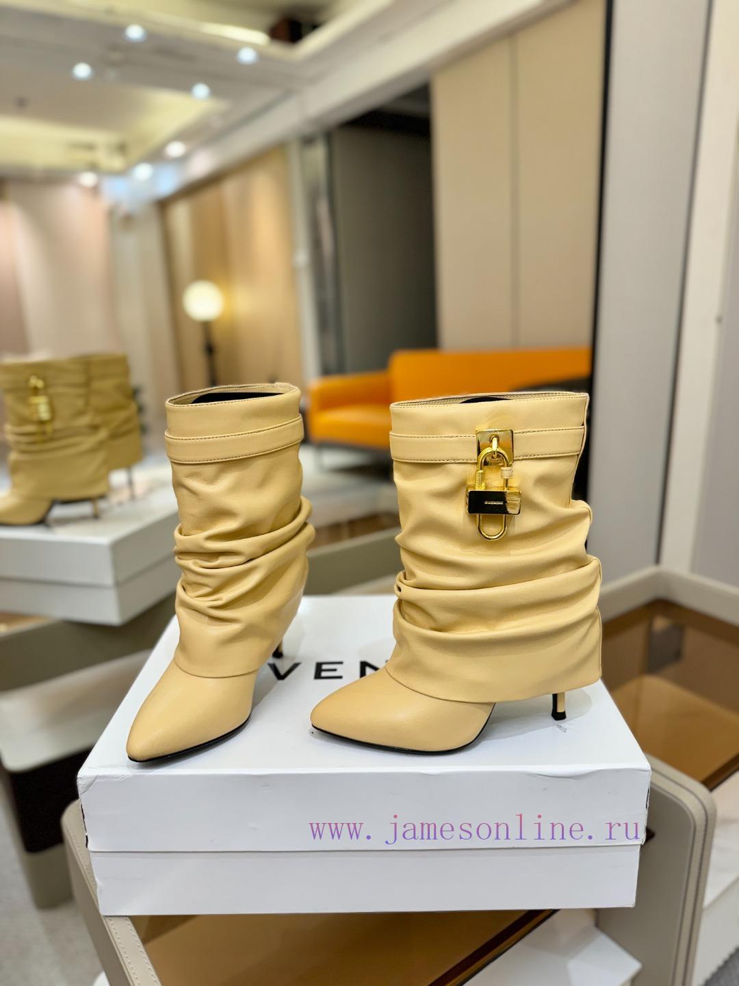 φορανε και παντοφλες | PriceAuthentic CustomizationGIVENCHY 𝐒𝐒𝐧𝐞𝐰 High-heeled Slim Heeled Boots The Most Popular On Th c3odx2sd | παπουτσια μπαλετου θεσσαλονικη - Image 6