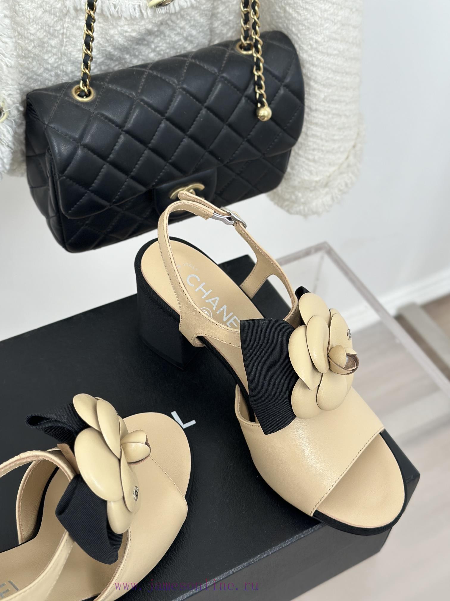 ασπρο πέδιλο | Chanel | Chanel 24C New Product ClassicCamellia Thick Bottom Sandals And Slippers SeriesThe Sho qf0kiu2p | μπαλαρινα κρυφο τακουνι - Image 6