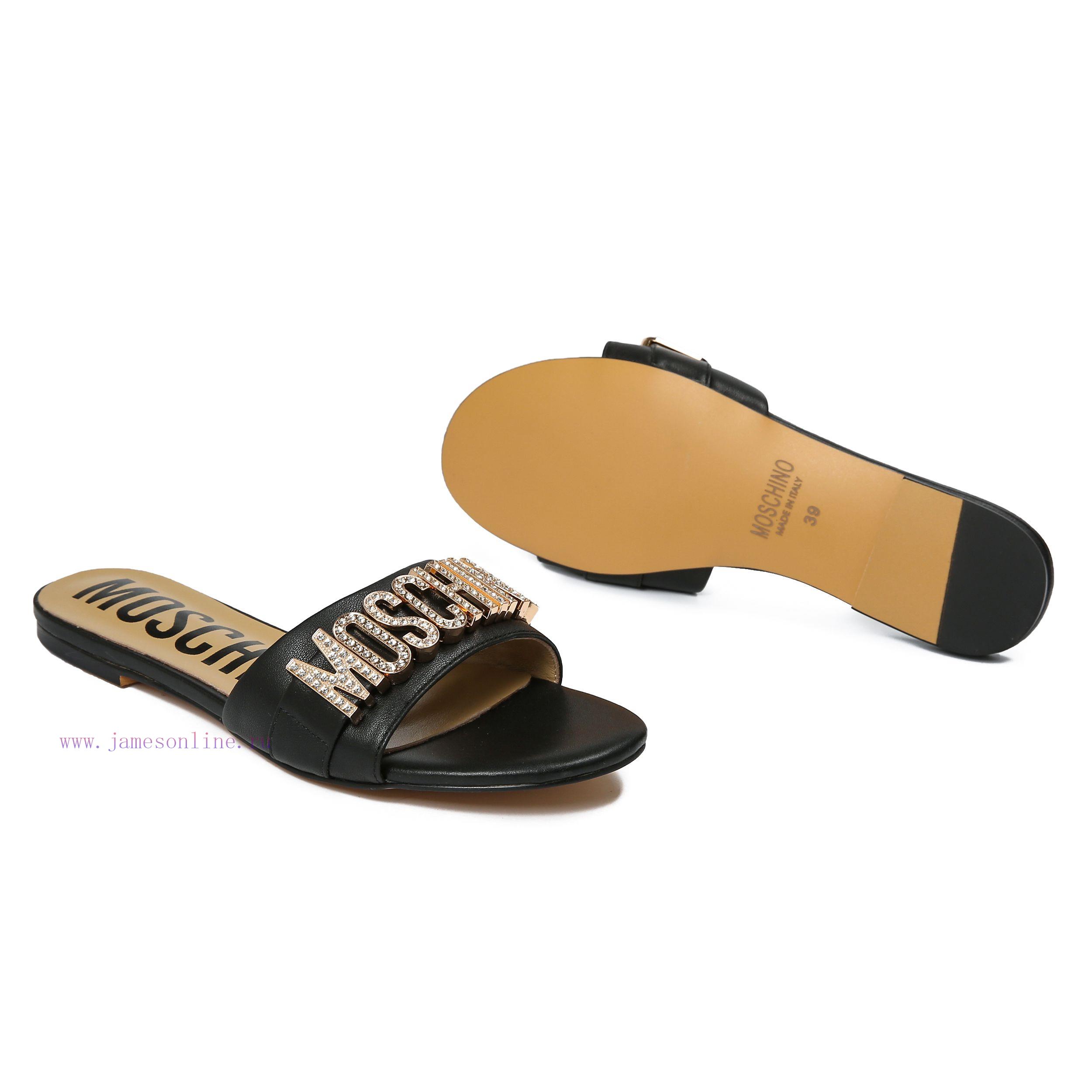 moto μποτες | 2-36B Moschino 2024 New Diamond Buckle Flat Bottomed Mop Made Of Cowhide Fabric Colors Blue Bro jmkszs1g | αθλητικα παπουτσια καβαλα - Image 10