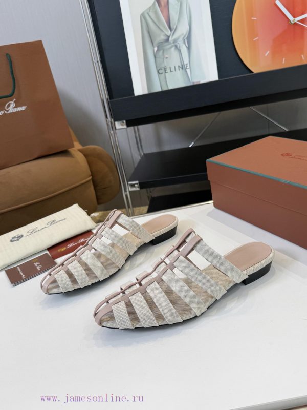 ανατομικες πλατφορμες παντοφλες | Single ShoeBrand Loro Piana2024's First Hollowed Out Design Slippers Comfortable And CasualThe jog7o58q | αρχαια ελληνικα ψηλα πεδιλα