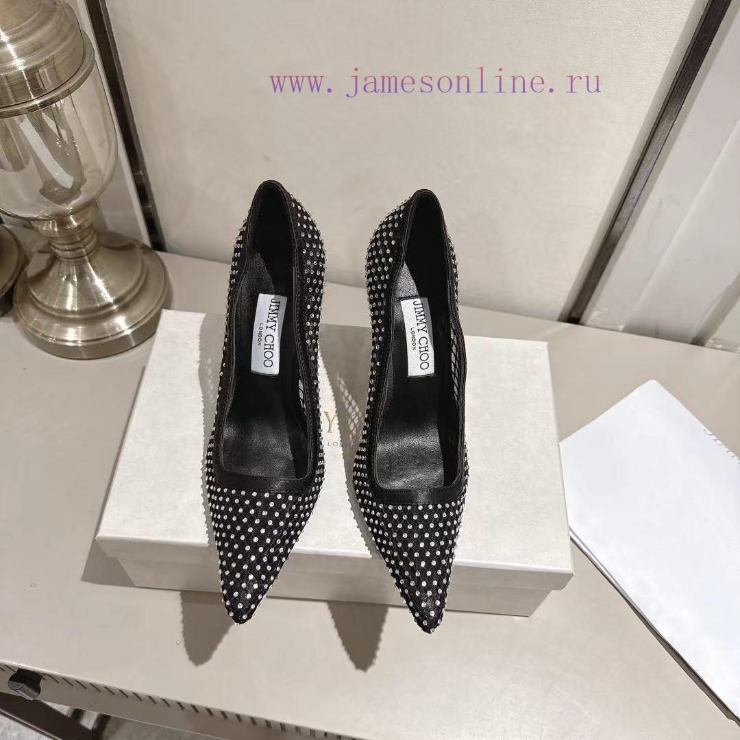ugg γυναικειεσ μποτεσ | JIMMY CHOO2025 IXIA80 Crystal Mesh Satin High Heels Come With Classic High Heel Silhouette Pair d903ir4p | αντρικες ελληνικες μποτες - Image 2