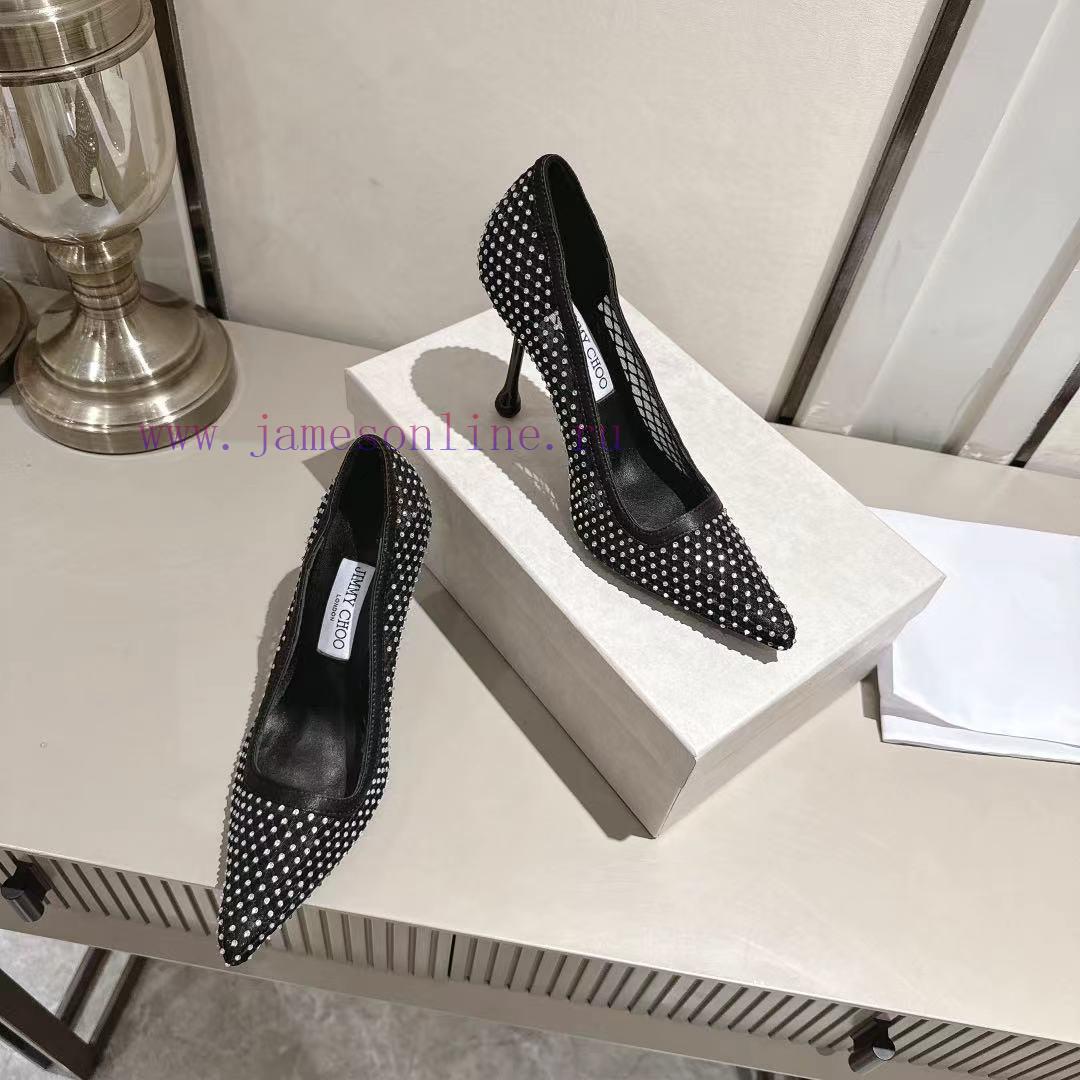 ugg γυναικειεσ μποτεσ | JIMMY CHOO2025 IXIA80 Crystal Mesh Satin High Heels Come With Classic High Heel Silhouette Pair d903ir4p | αντρικες ελληνικες μποτες - Image 7