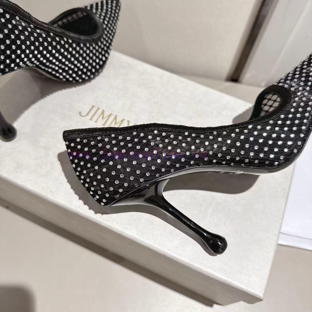 ugg γυναικειεσ μποτεσ | JIMMY CHOO2025 IXIA80 Crystal Mesh Satin High Heels Come With Classic High Heel Silhouette Pair d903ir4p | αντρικες ελληνικες μποτες - Image 9