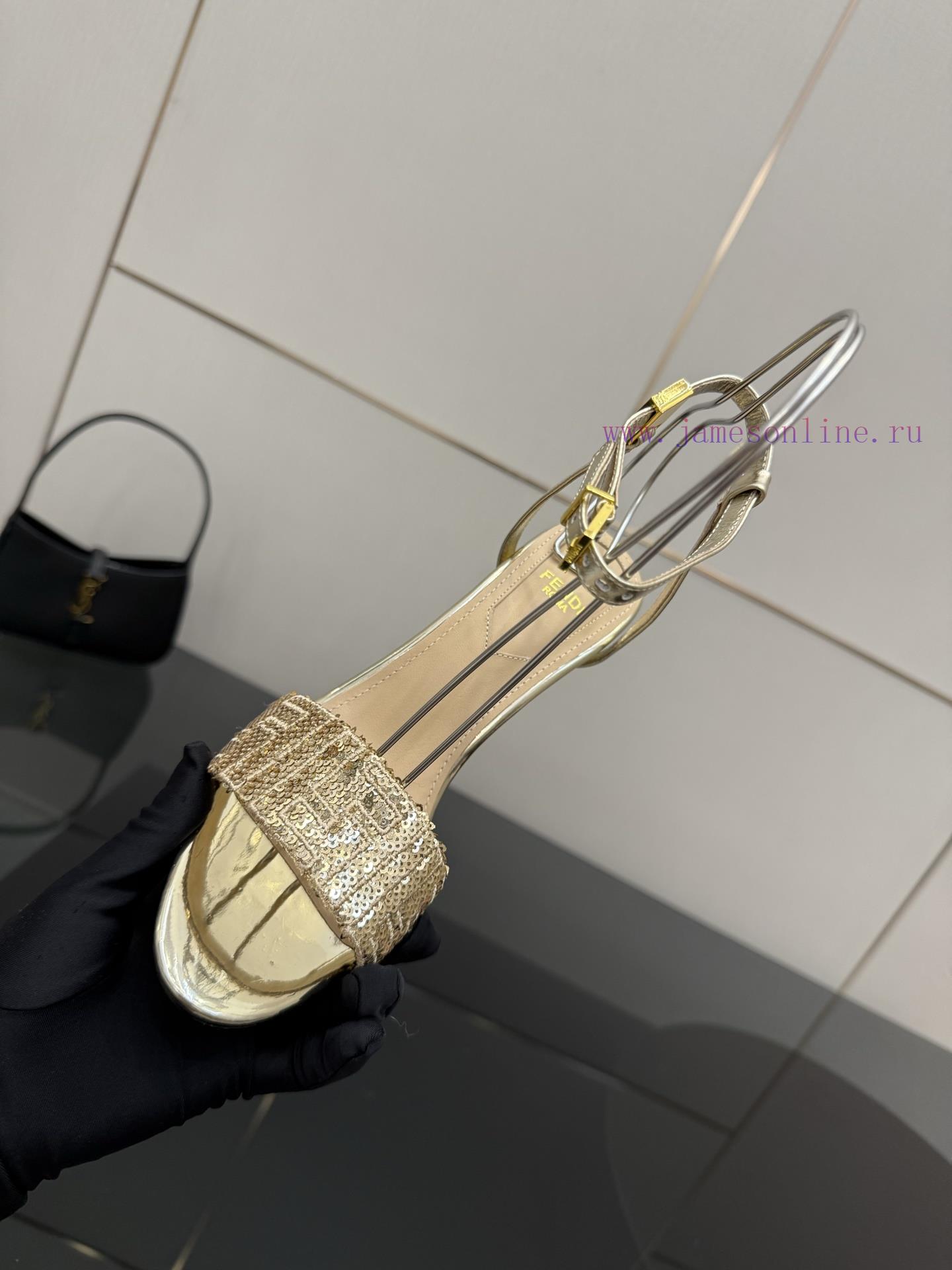over knee μποτες | 𝙁𝙀𝙉𝘿𝙄 New Fendi Delfina FF Sequin Embroidery Strap High Heels SandalsDelfina Sequin Embroidery w9j1zd1u | μαυρα καλοκαιρινα παπουτσια - Image 9