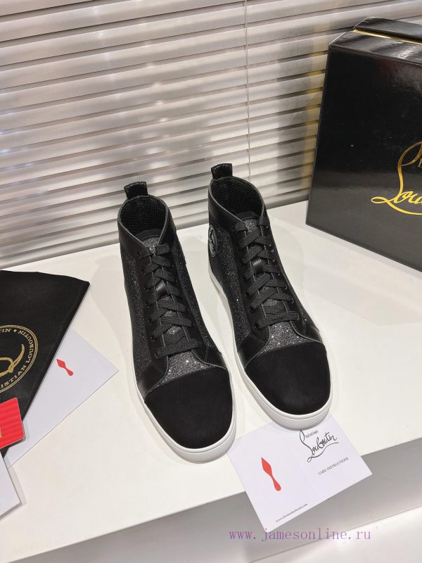 adams παπουτσια | ╔ High Top Color Blocked Black Gray Style ╗️Top Level Customized 2024 𝐬𝐬Classic Yet Modern The kn4crc8y | αντρες με δερματινες μποτες
